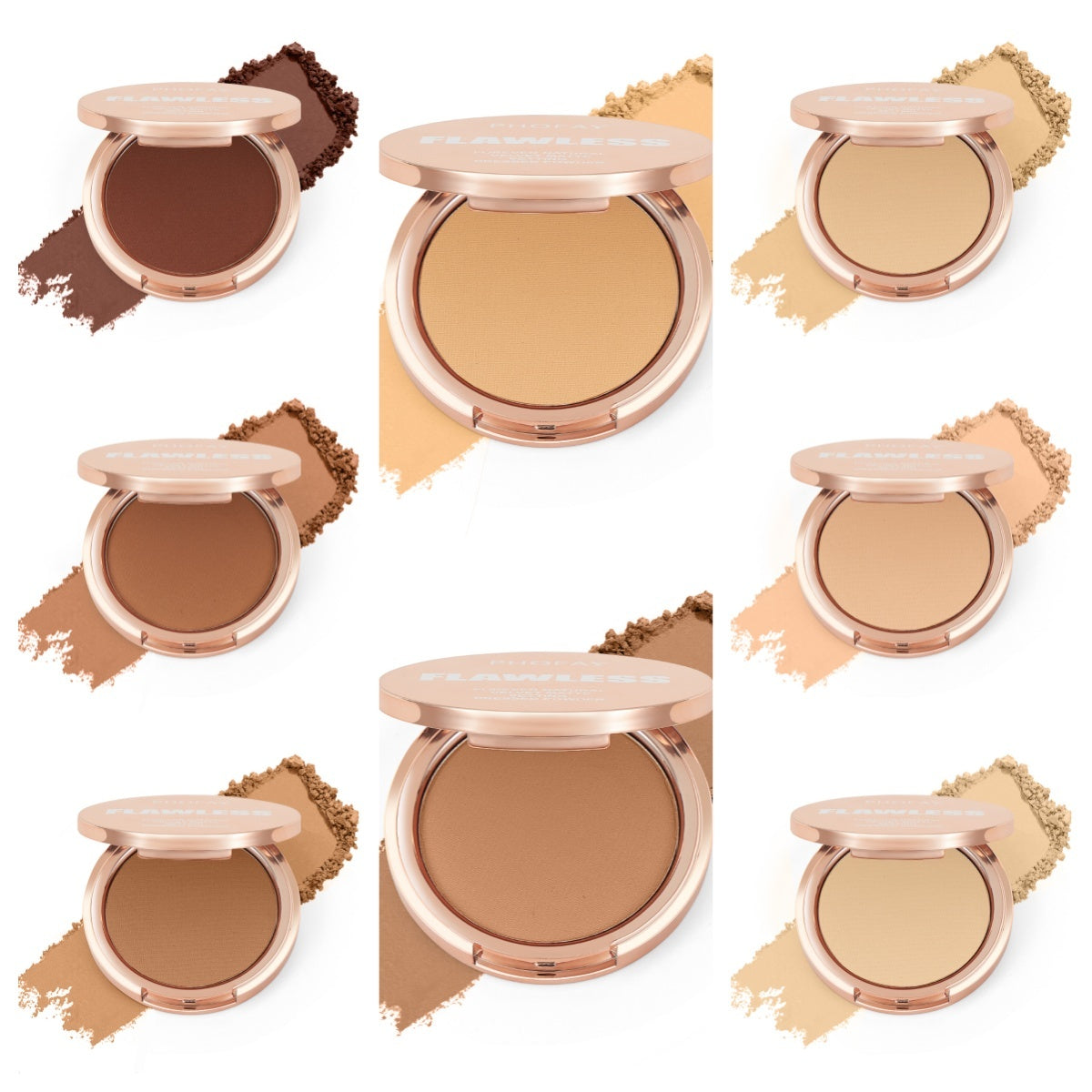PHOFAY Matte Setting gepresstes Pulver