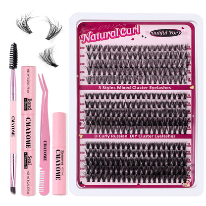 Segmented Messy Thick Curl Simulation Eyelash