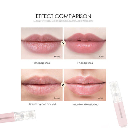 Lipp Roller & Lipp Booster Derma Roller mit Serum-Applikator